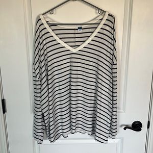 NWT Old Navy Navy Striped Sweater.